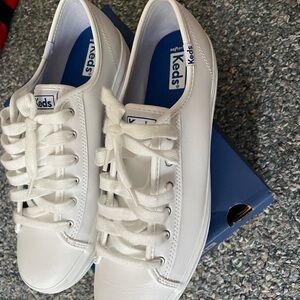 Keds Women's Triple Kick Leather Sneaker